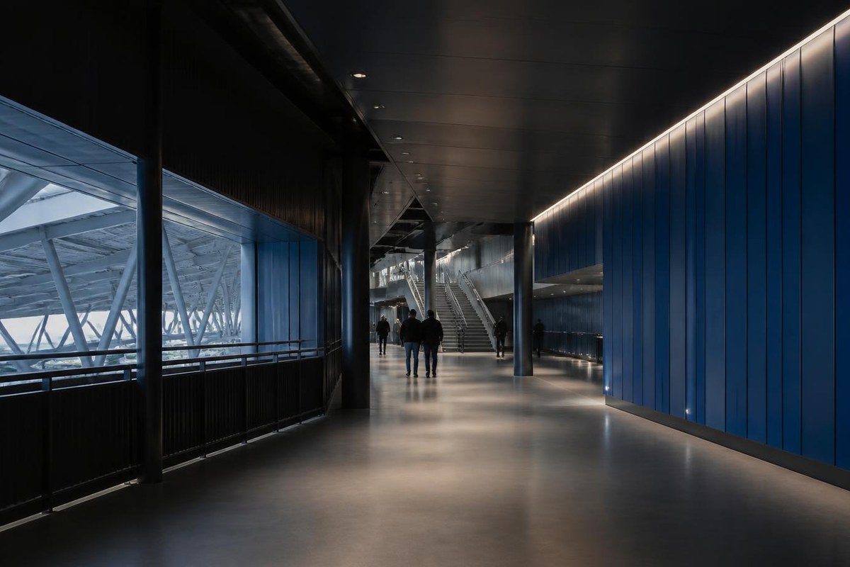 Stadium concourse